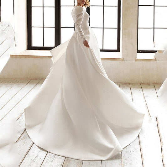 Women's Style White Dress Slimming French Temperament Dresses