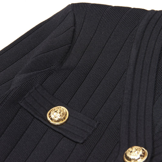 Quality Knitted Fabric Slim Fit Slimming Dresses