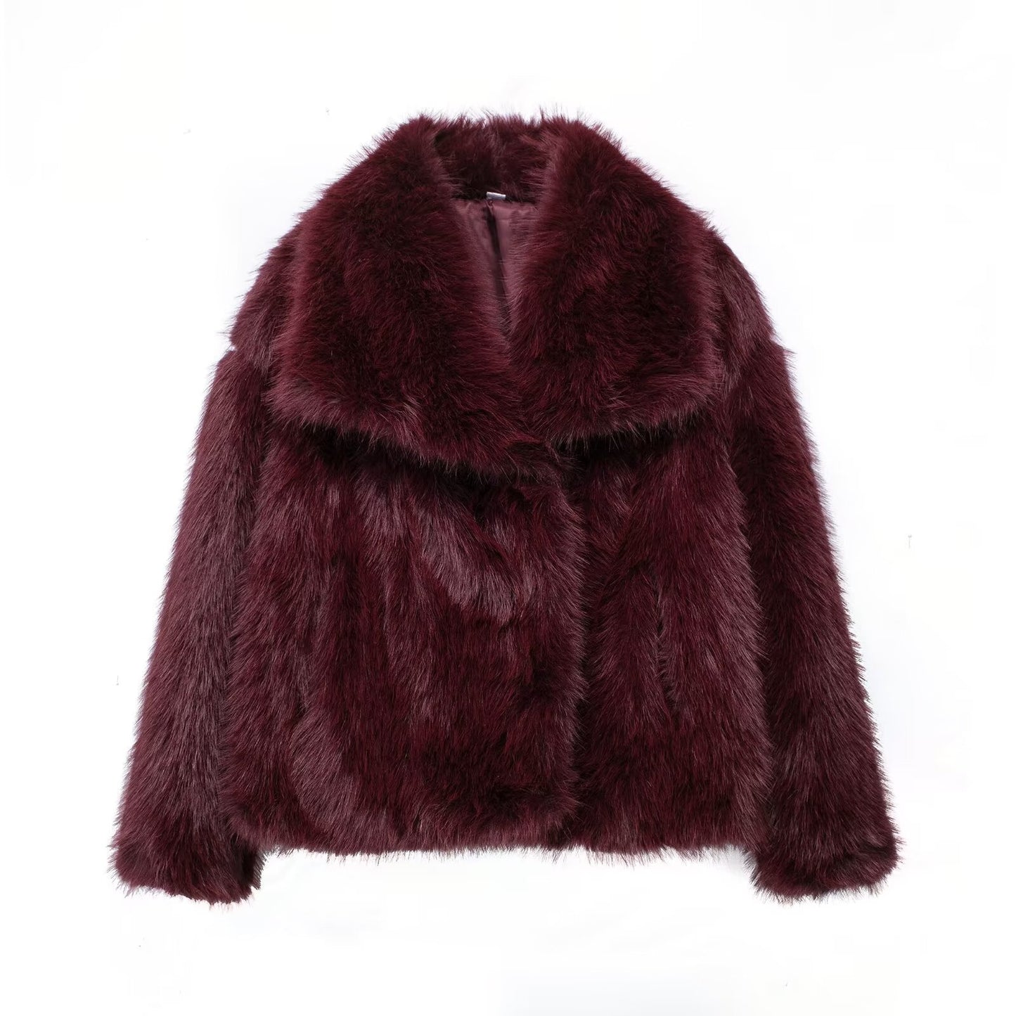Women's Winter Fashionable Elegant Artificial Fur Coats