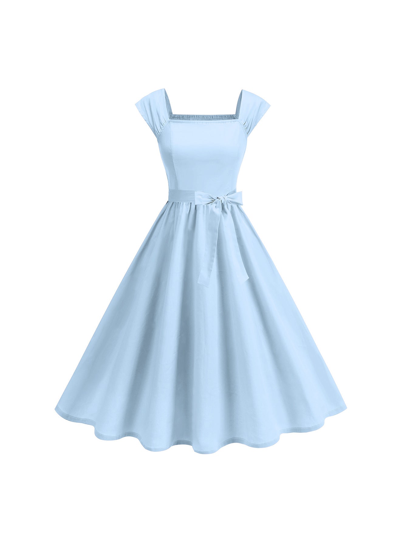 Women's Dress Plaid Large Swing Tube Summer Dresses