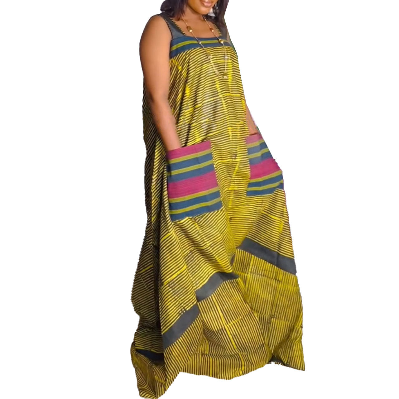 Sexy Print Contrast Color Oversized Wide Sweaters