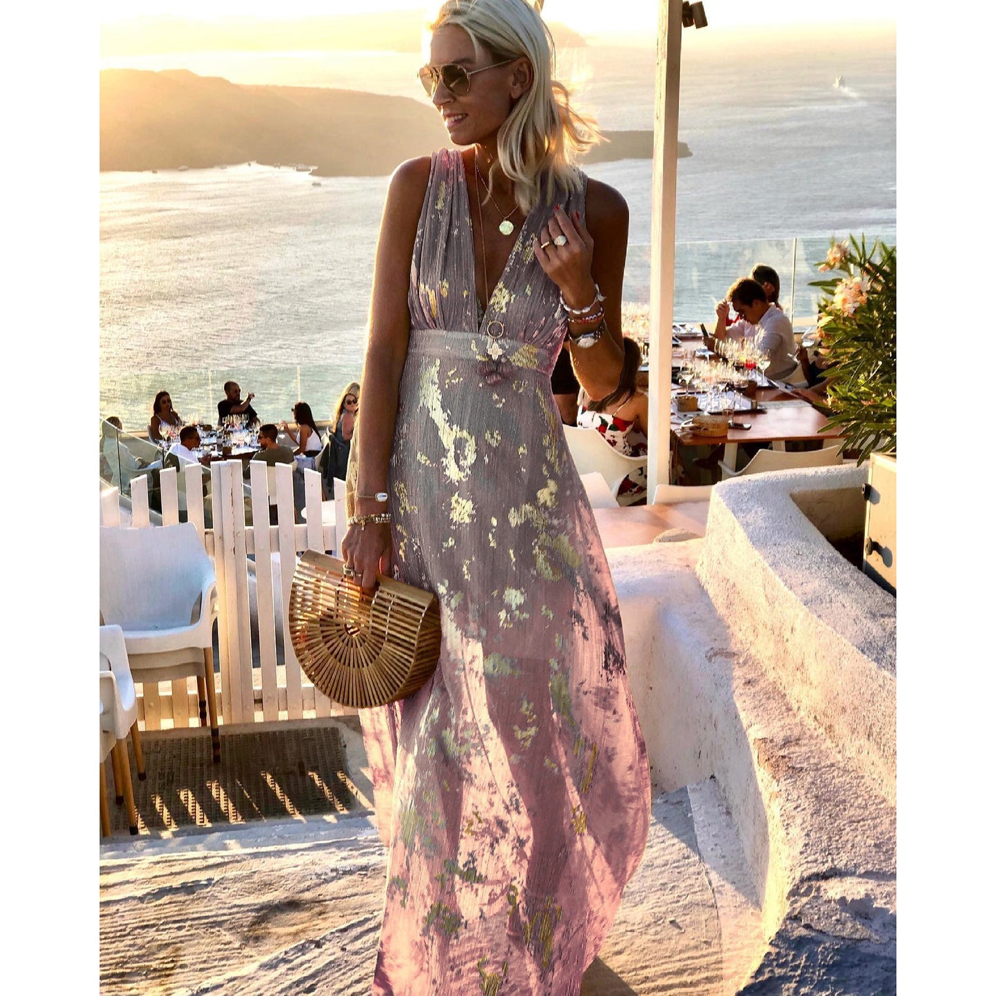 Women's Sexy Bronzing Dress Leisure Holiday Party Dresses