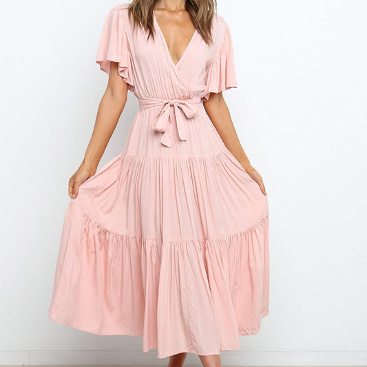 Women's One-piece Dress For Long Large Swing Dresses
