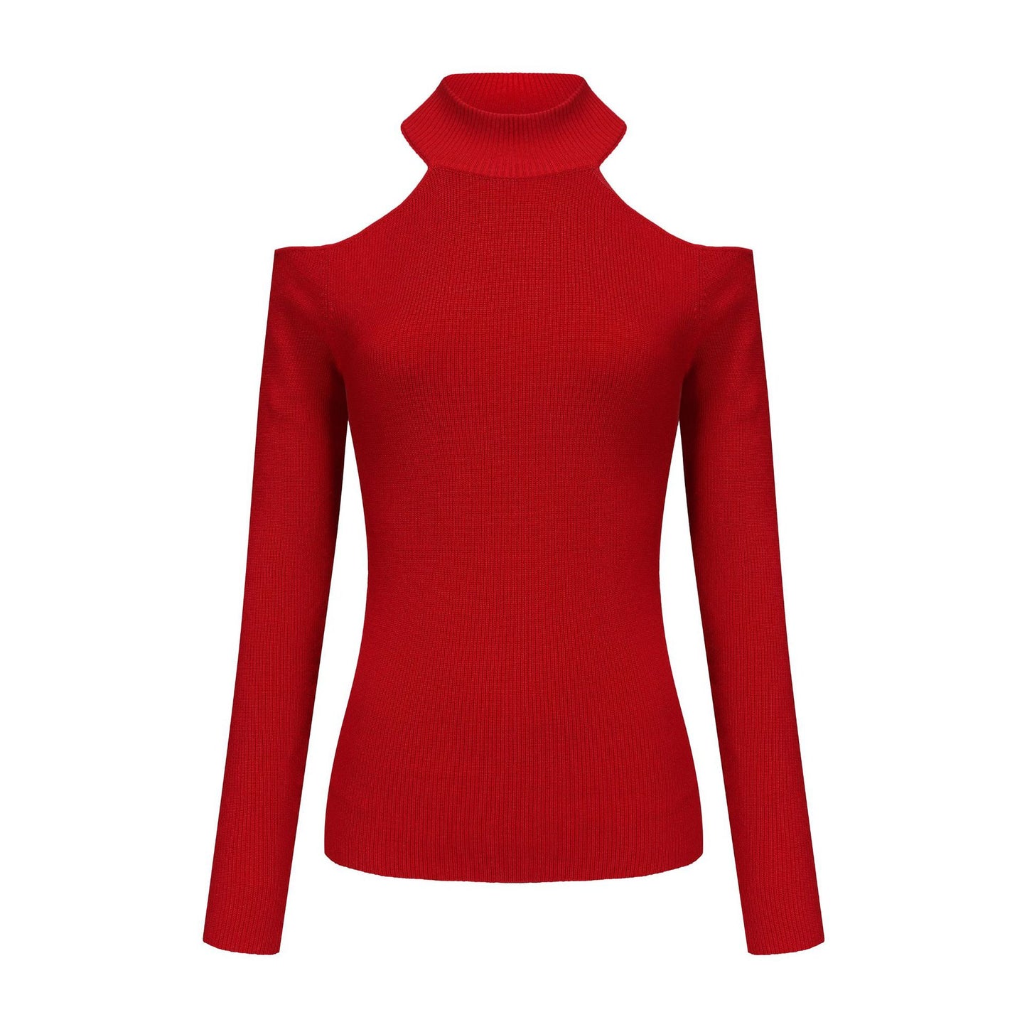 Women's Early Spring Sexy Halter Design Versatile Show Women's Sweater