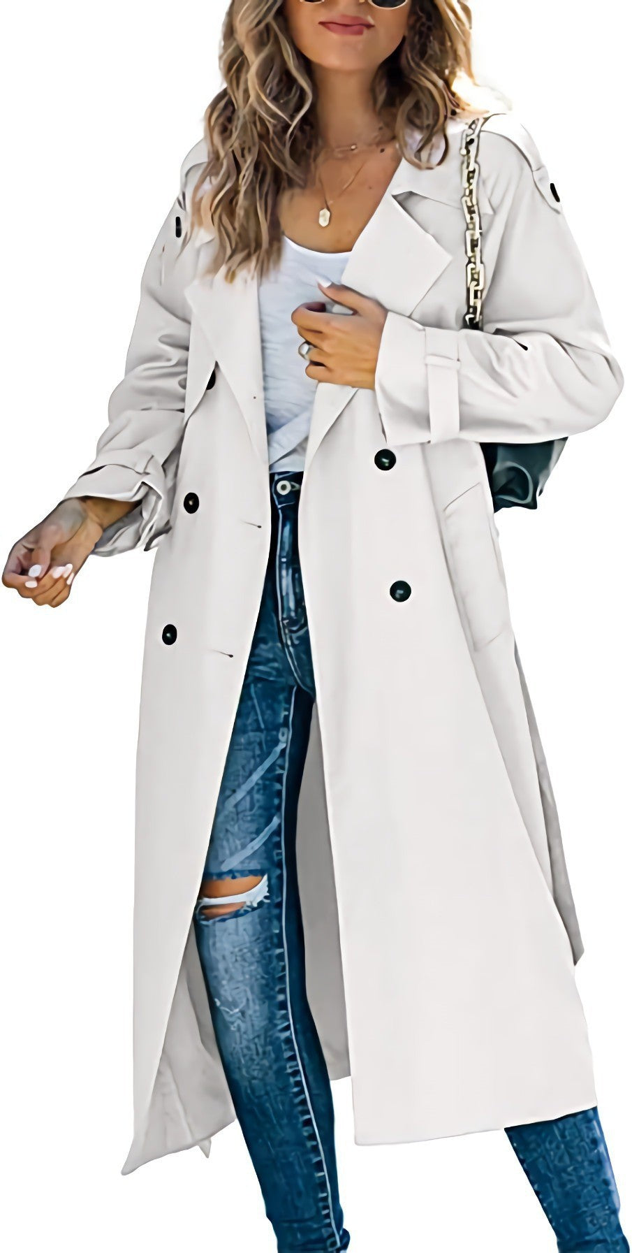 Women's Slouchy Winter Autumn Trench Overcoat Coats