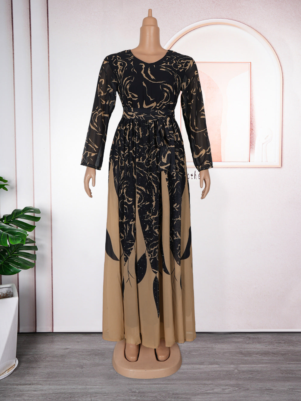 Women's Dress African Wear Long Sleeve Elegant Dresses