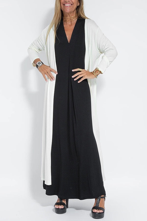 Beautiful Women's Solid Color Pullover Set Dress