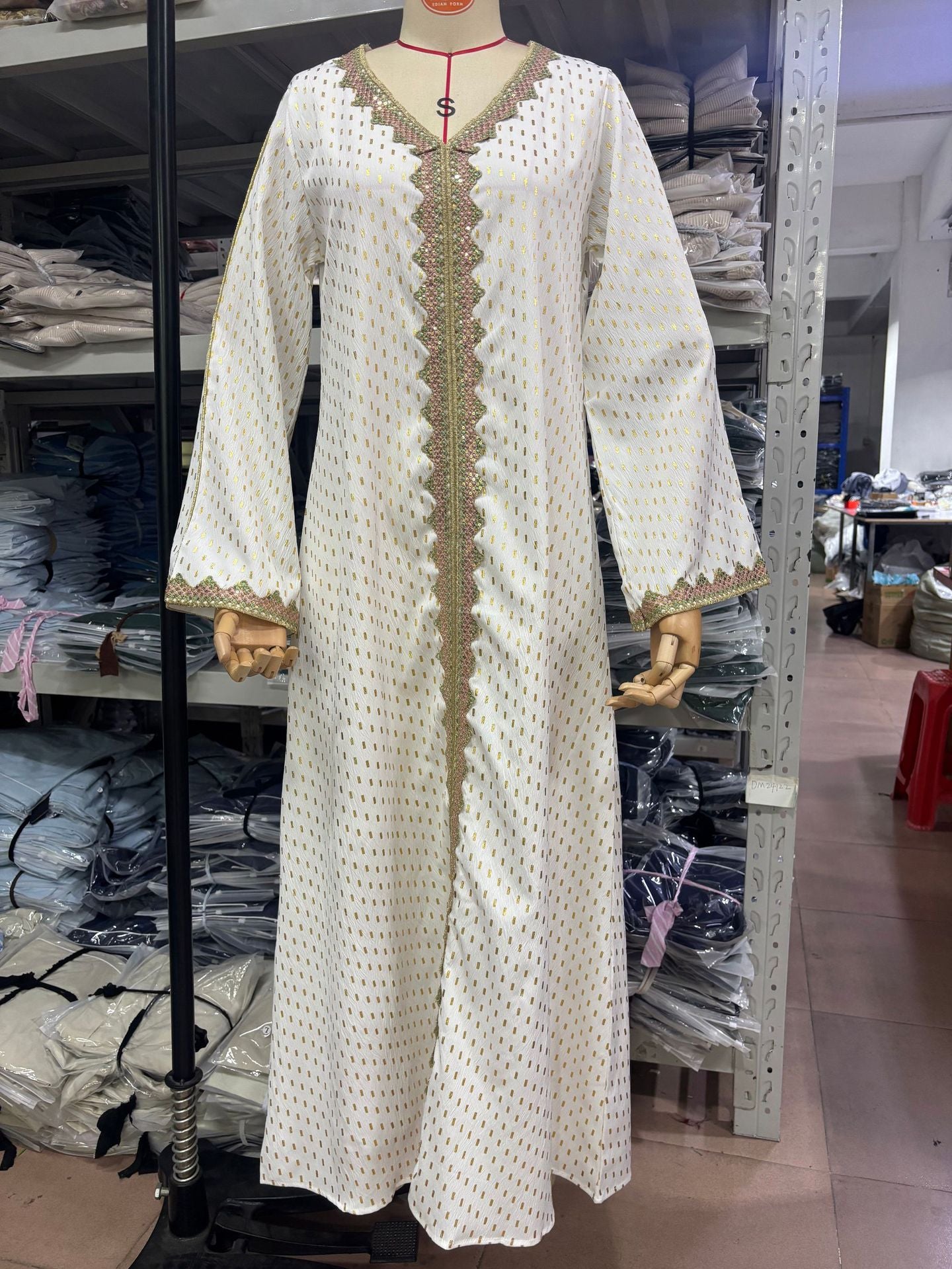 Women's Indonesian Turkish Gilding Elegant Robe Dress