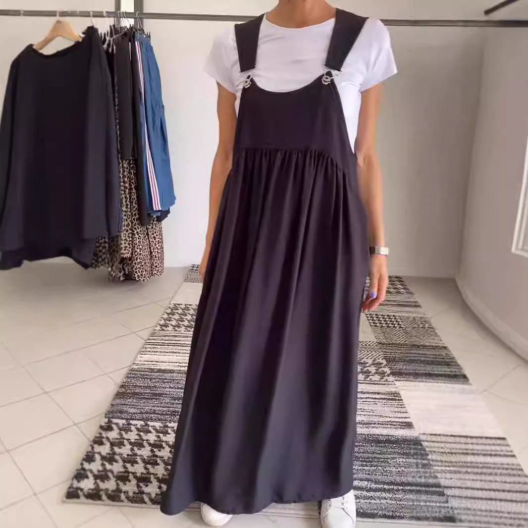 Unique Women's Summer Cotton Linen Long Dress