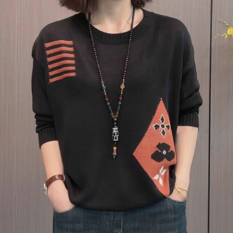 Women's Loose Long Sleeve Large Bottoming Spring Clothing