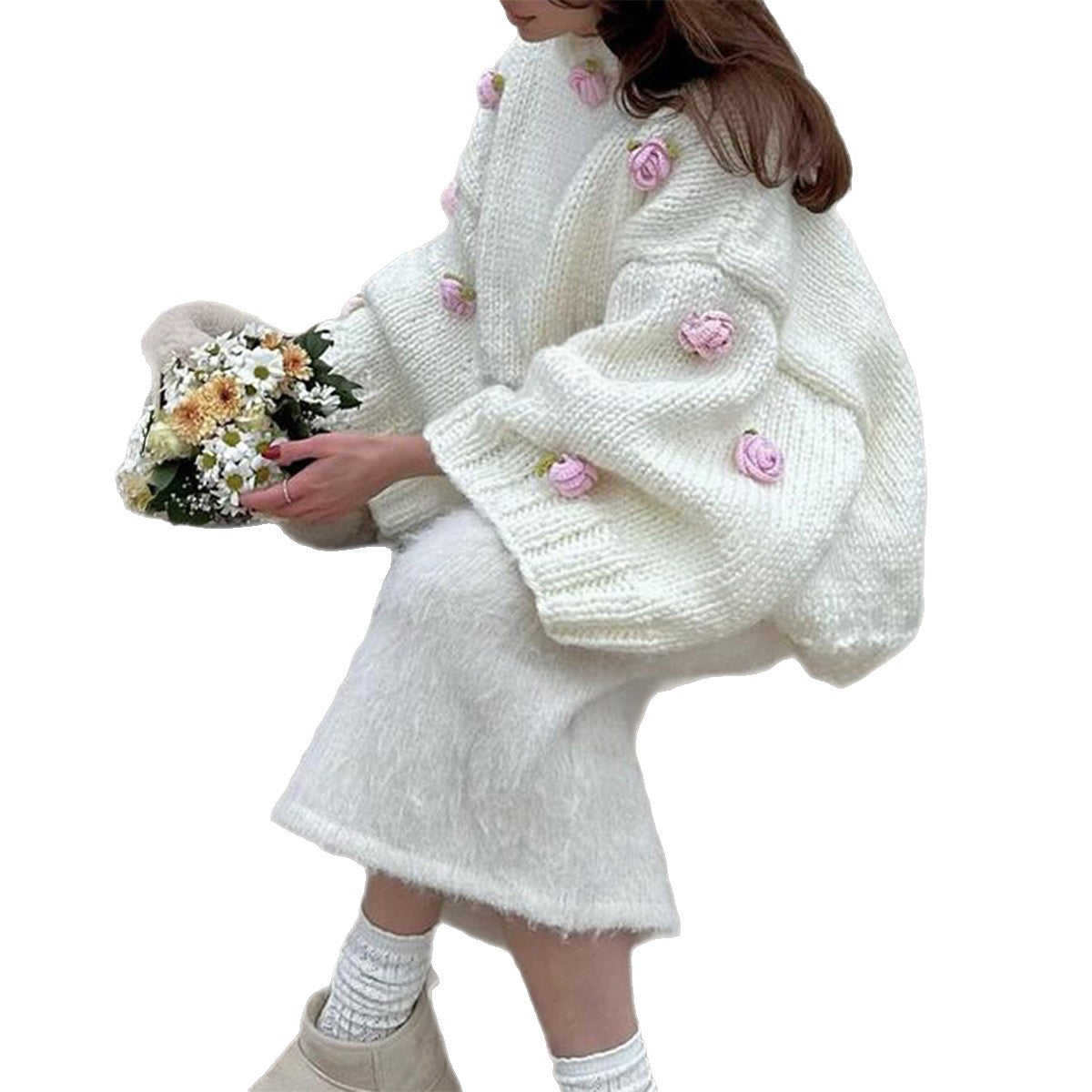 Classy Women's Elegant Fashion Long Sleeve Sweater