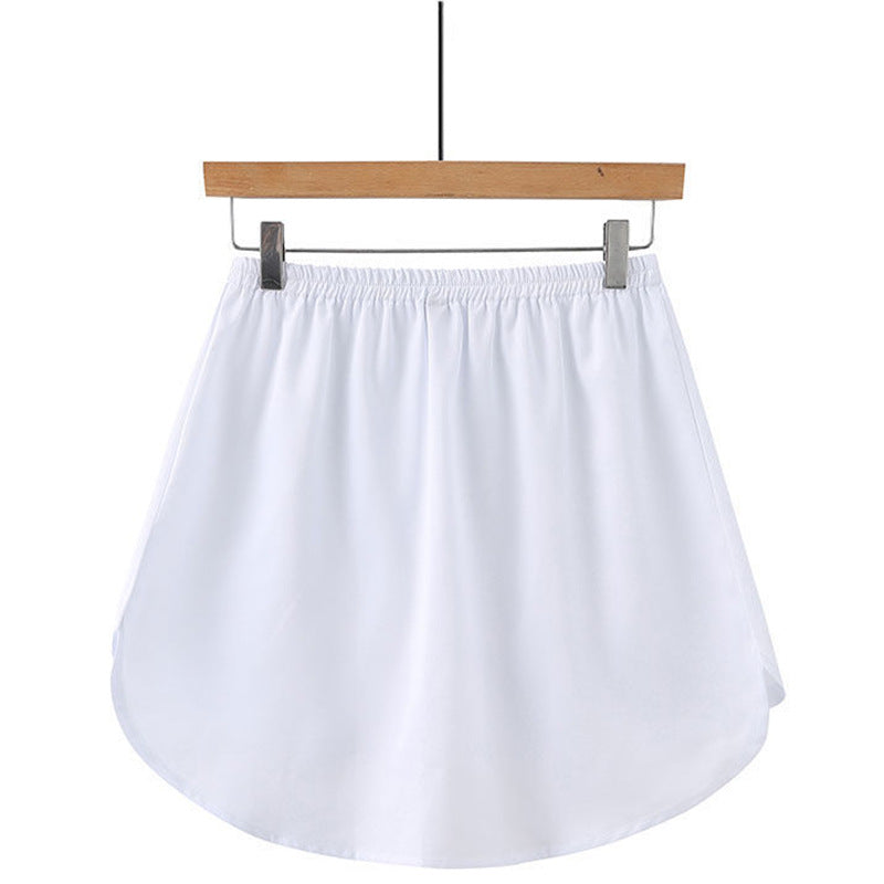 Bandage Dress Fake Hem Two-piece White Skirts