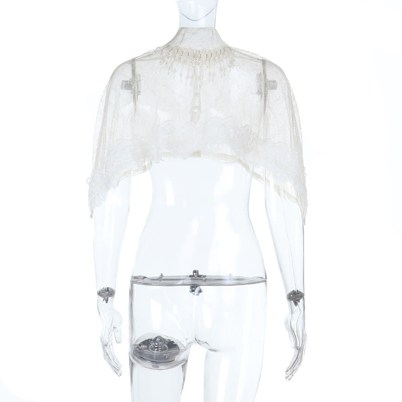 Women's Collar Cape Gothic Style Pure Sweet Tops