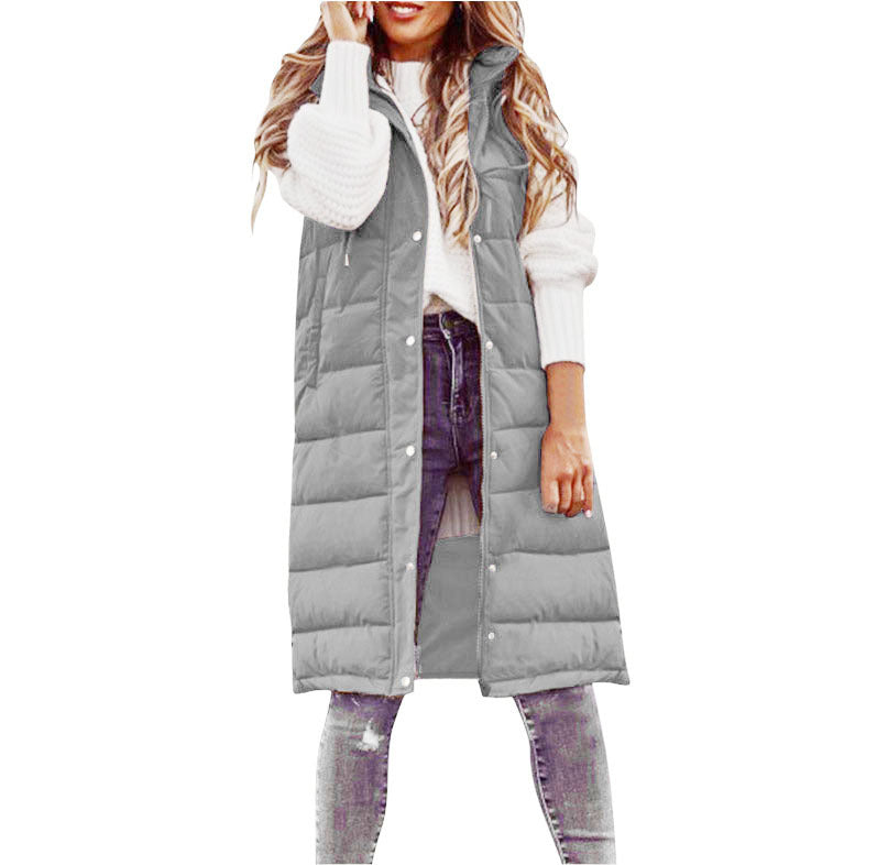 Women's Casual Elegant Light Quilted Cotton Mid-length Coats