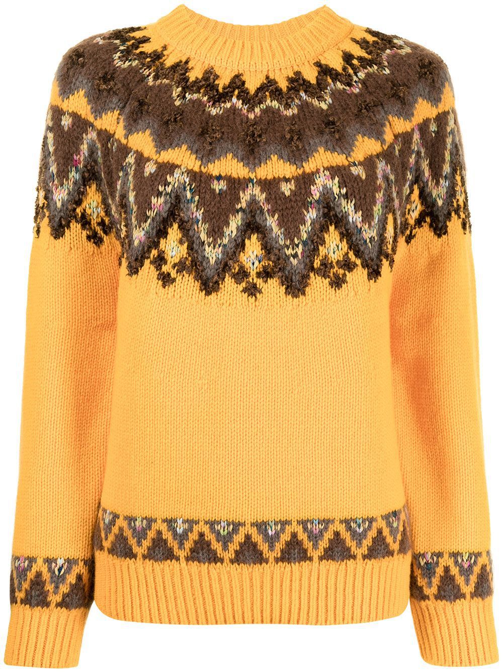 Women's Round Neck Multicolor Loose Fashion Pullover Sweater