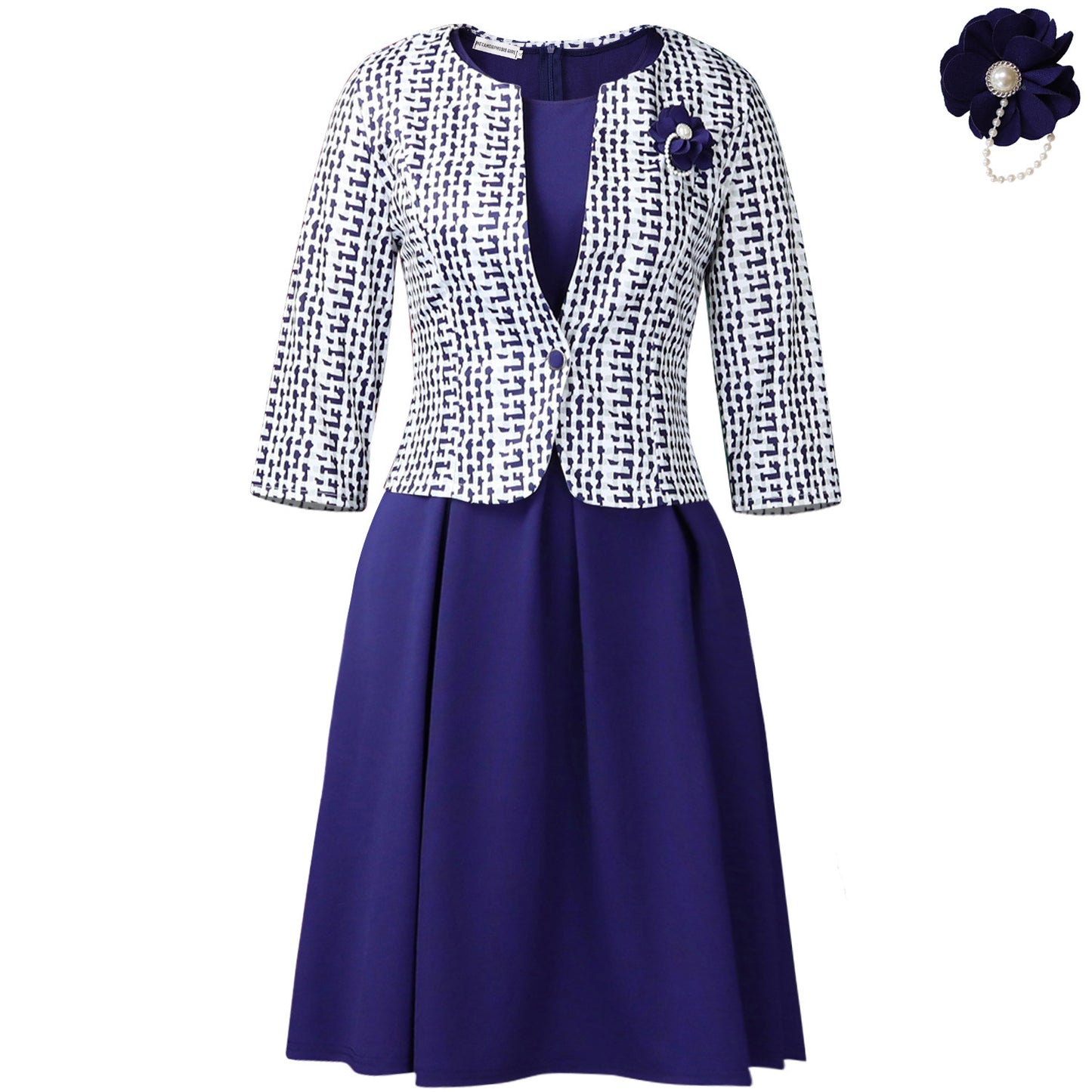Women's Winter Long Sleeve Dress African Printing Fashion Casual Suit