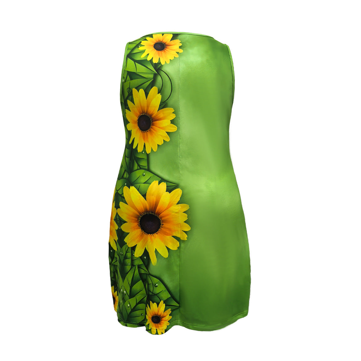Comfortable Casual Fashion Sunflower Print Sleeveless Vests