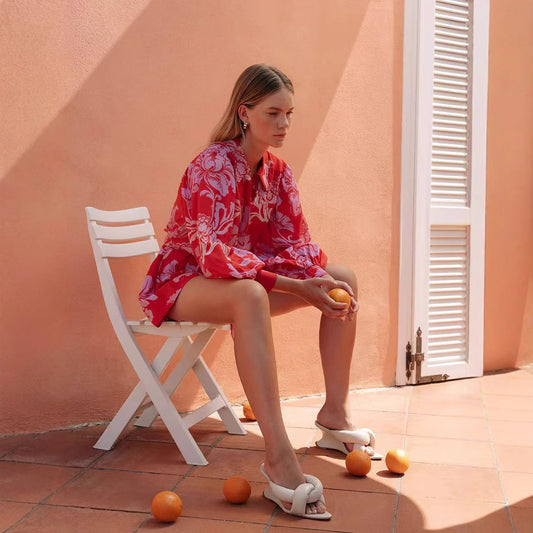 Women's Loose Casual Puff Sleeve Linen For Jumpsuits