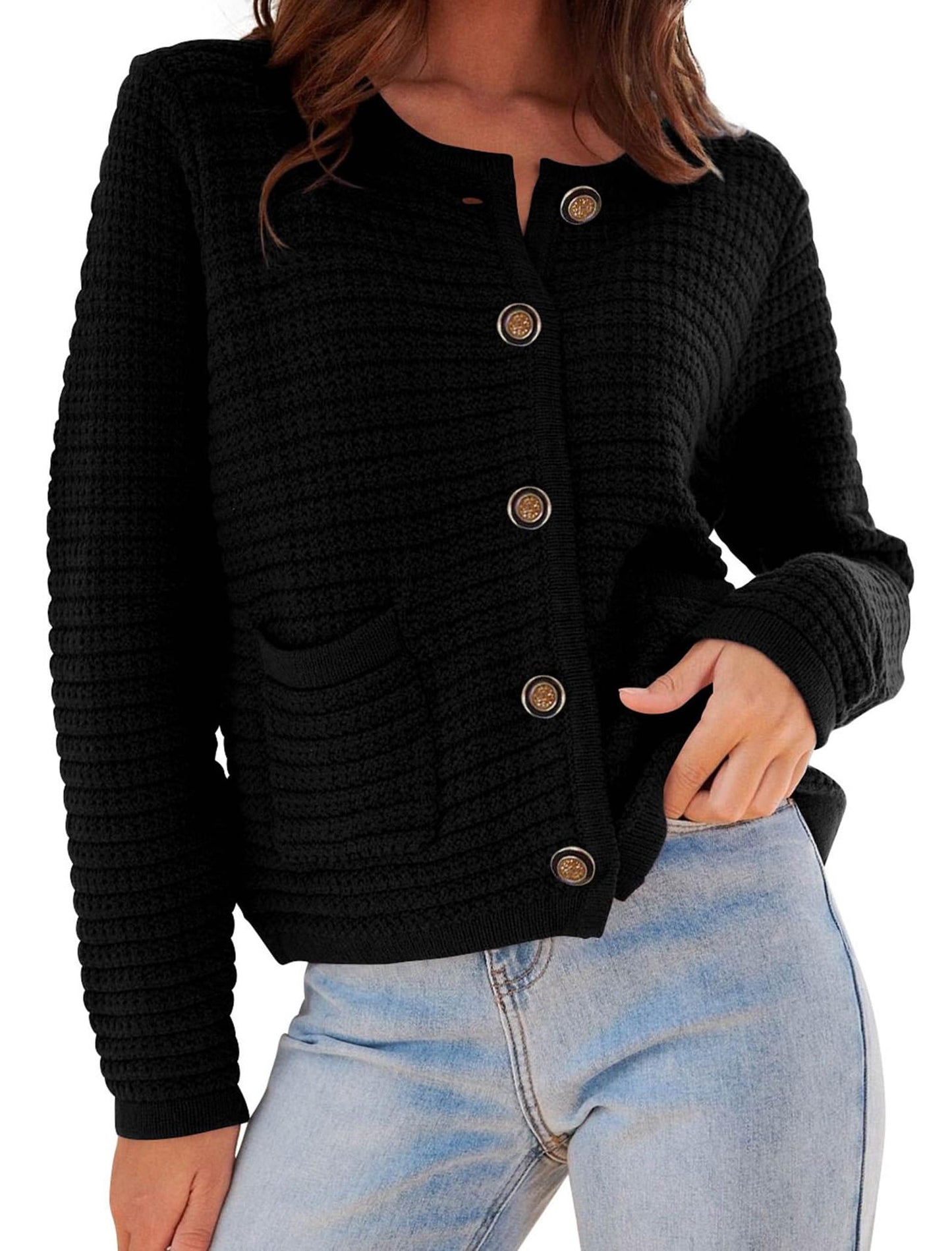 Women's Stylish Senior Chic Knitted Versatile Jackets