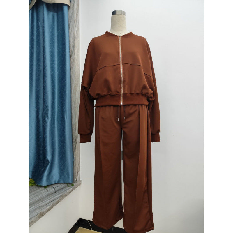 Women's Round Neck Fashion Simple Elegant Loose Sweaters