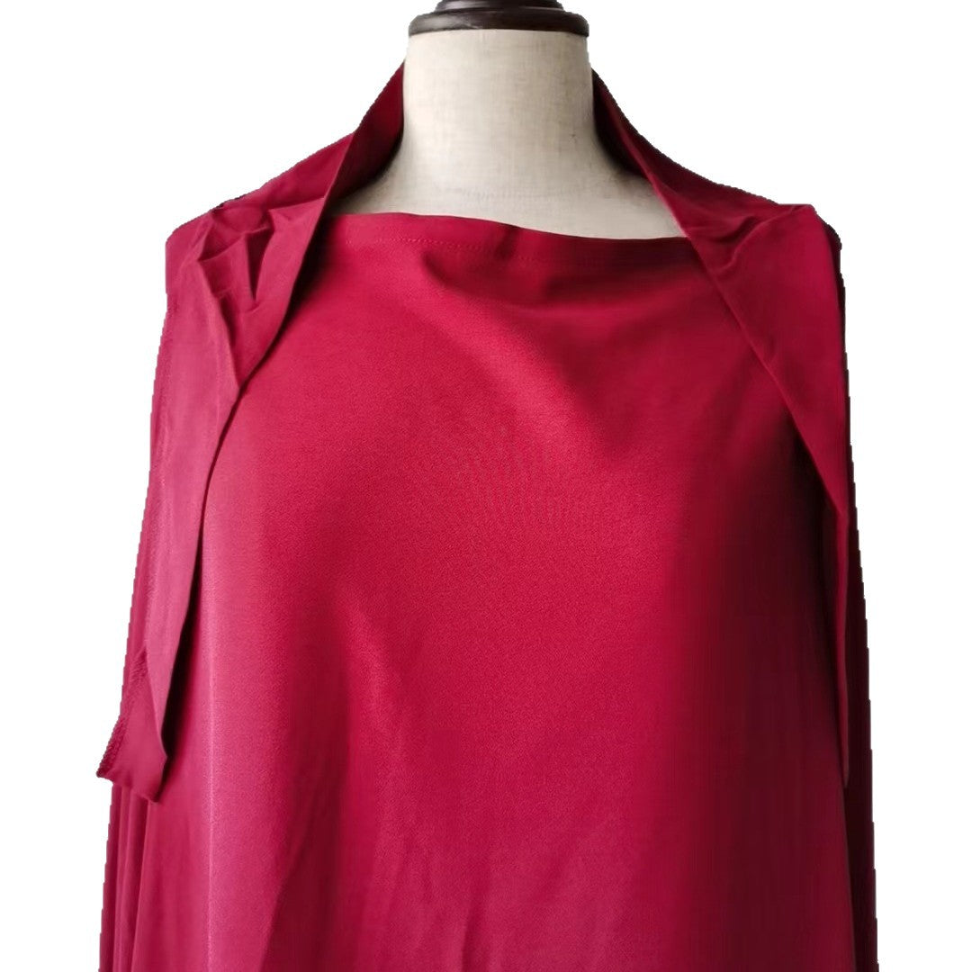 Casual Batwing Sleeve Hooded Loose Fashion Dress