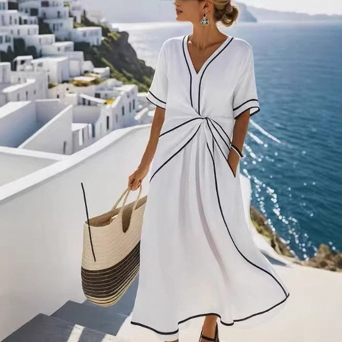 Summer Bohemian Style Elegant Temperament Commute Dress