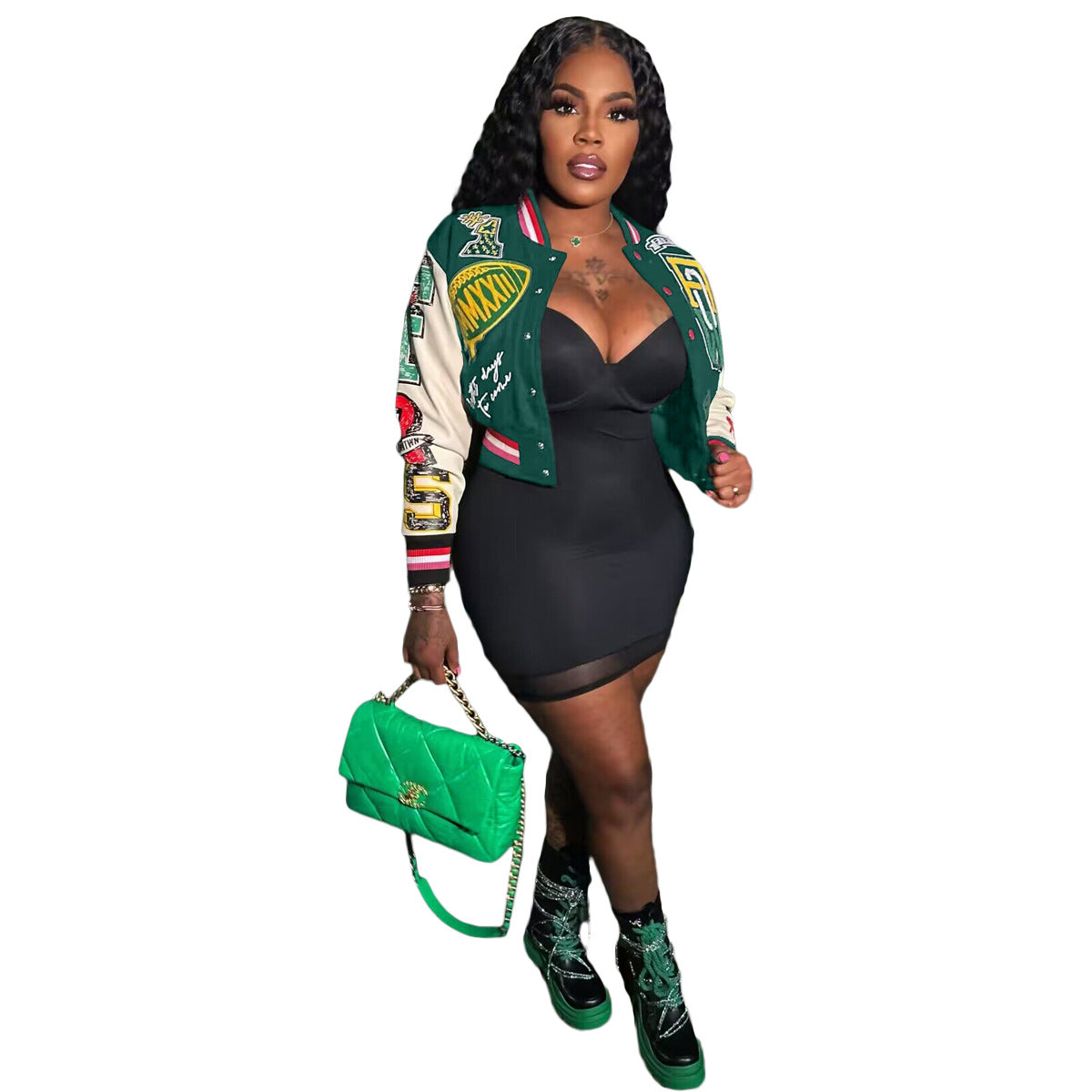 Thread Woolen Baseball Full Positioning Printing Jackets