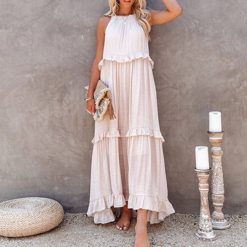 Women's Source Summer Elegant Long Floor-length Cake Dress