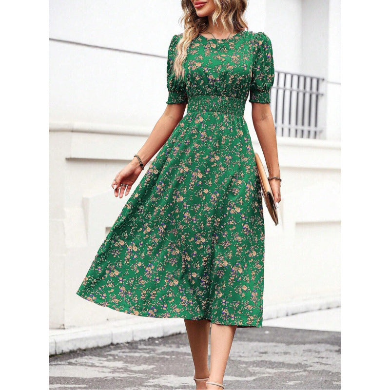 Popular Classy New Floral Vacation Style Dress