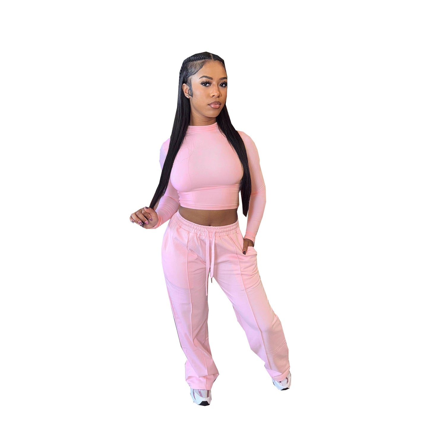 Women's Solid Color Casual Commuter Sportswear Suits