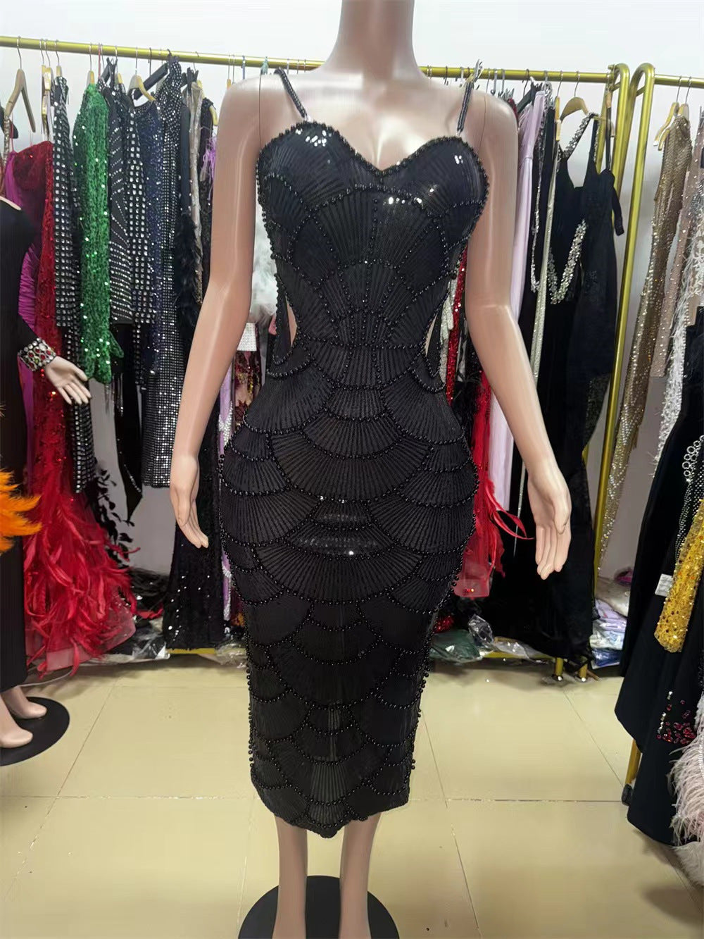 Design Fashion Bead Suspender For Party Dresses