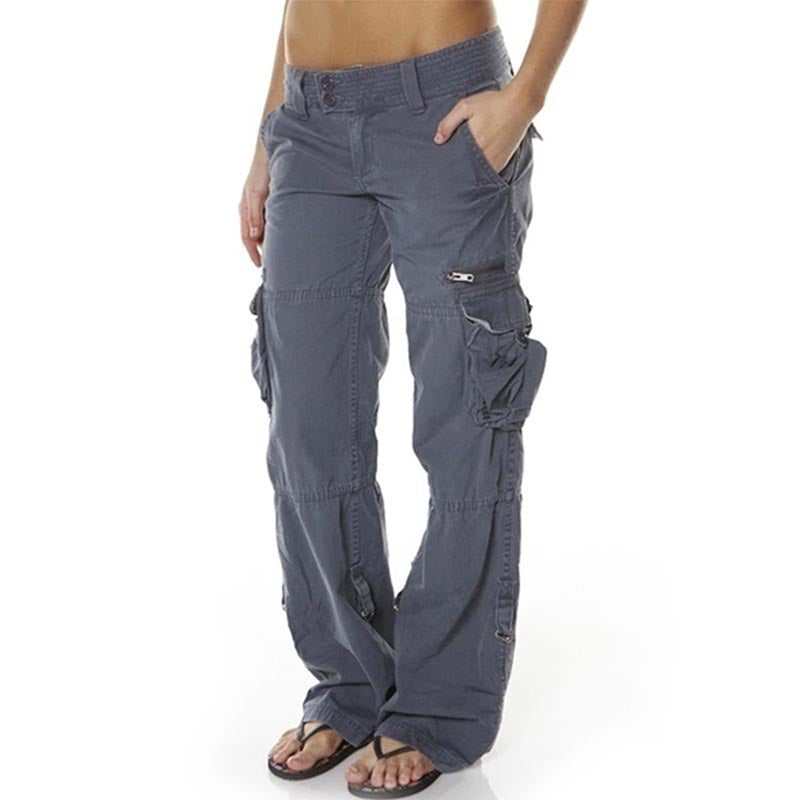 Women's French Wide Leg Casual Loose Straight Pants