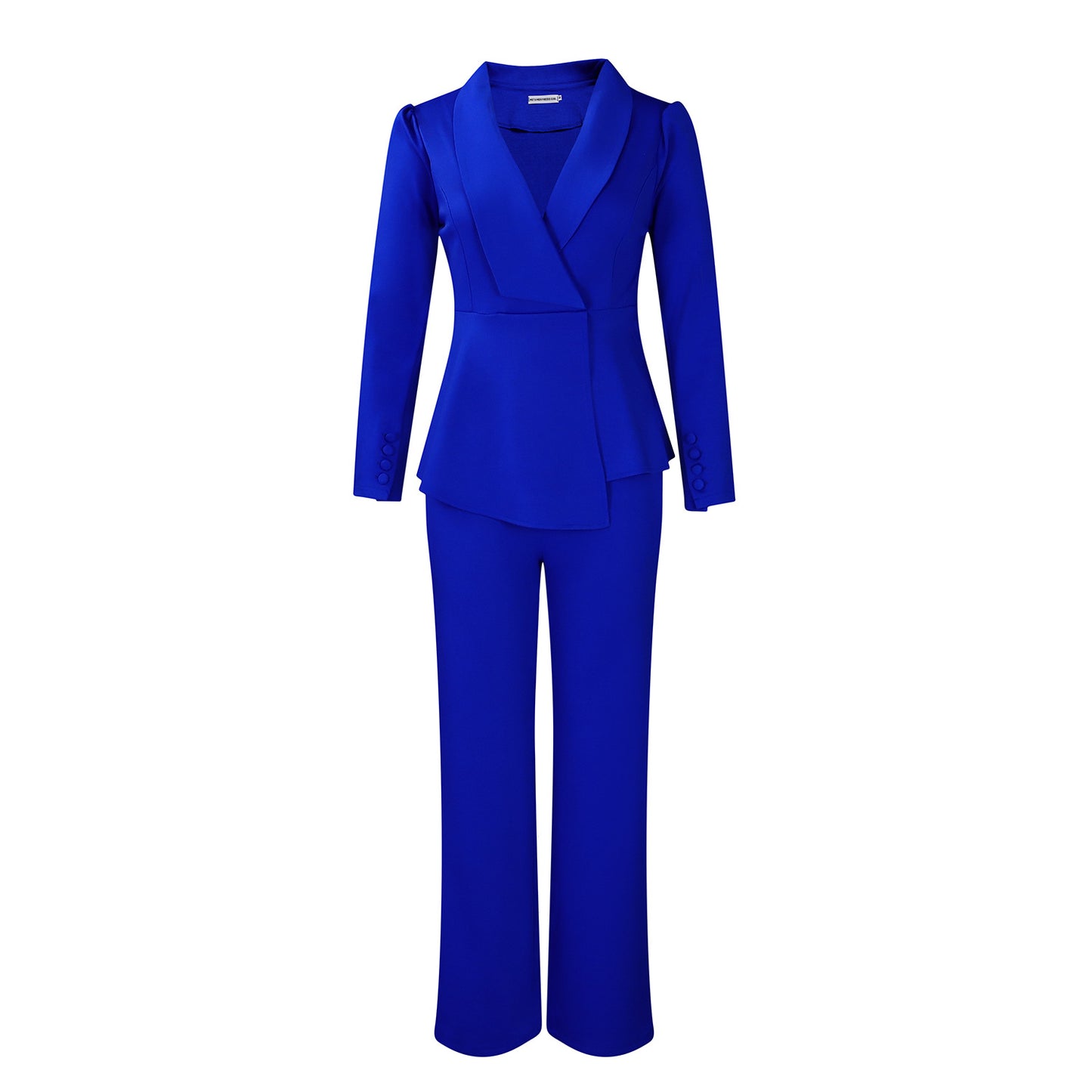 Women's Winter Fashion Elegant Ruffle Wide Leg Suits