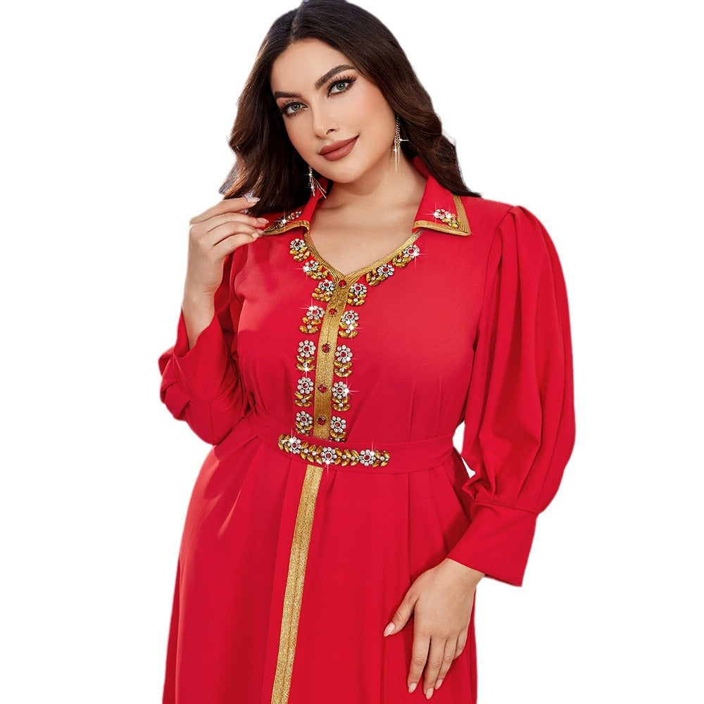 Peter Pan Collar Fashion Flower Seam Dresses