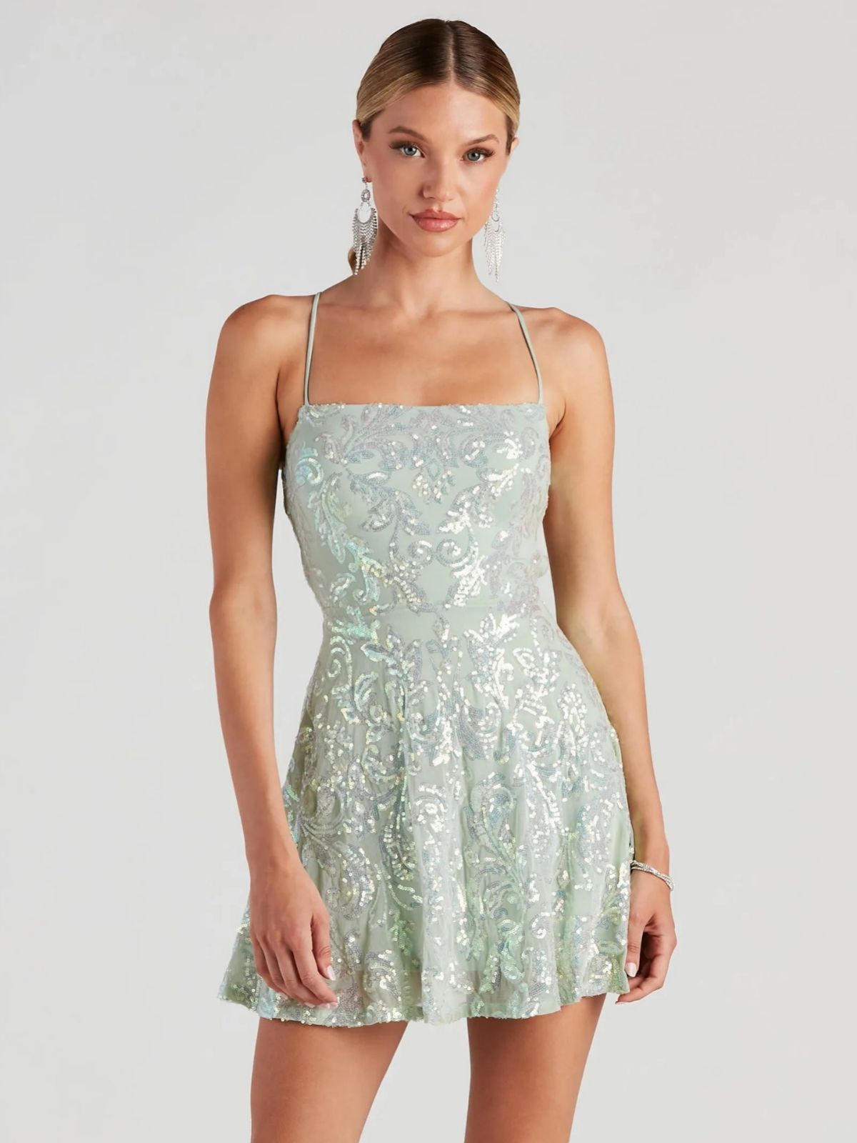 Sequined Summer Sequin Nightclub Party Dress Dresses