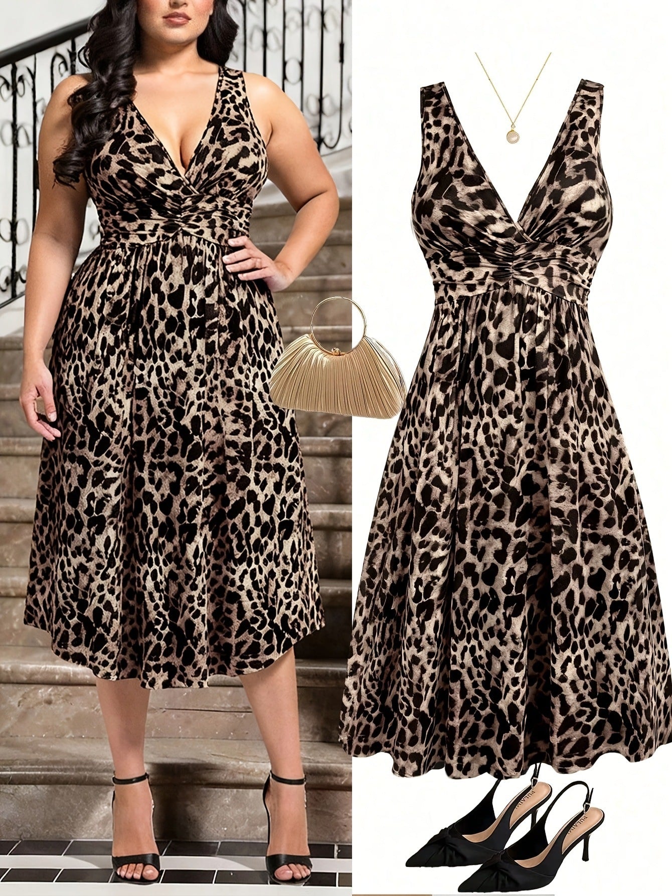 Women's Fashion Summer Elegant Bohemian Style Printing Dress