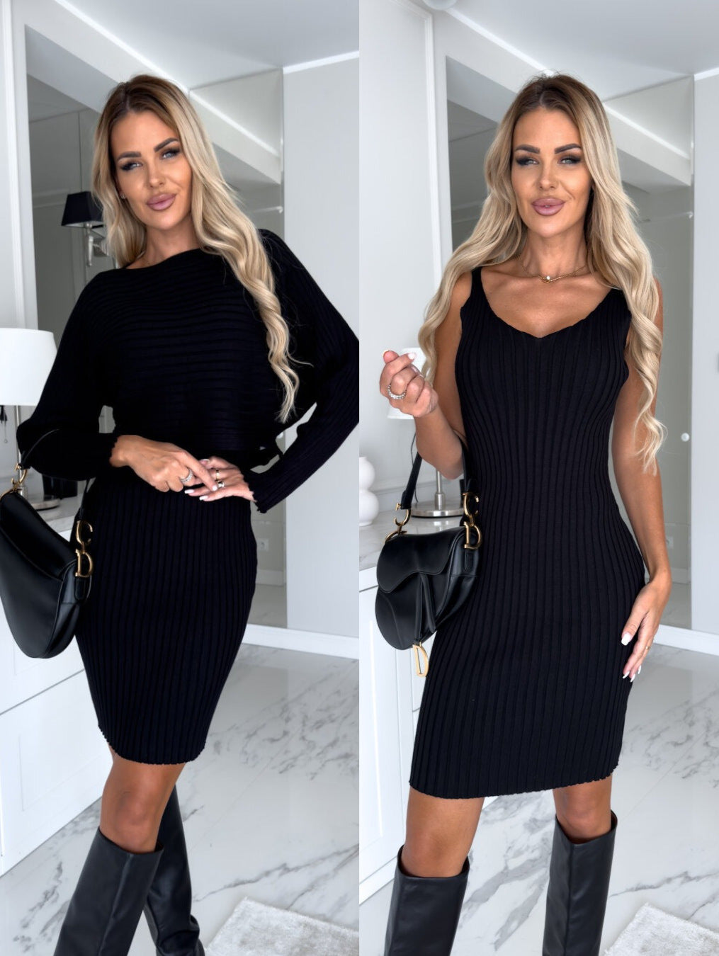 Women's Autumn Sunken Stripe Long-sleeved Suspender Suits