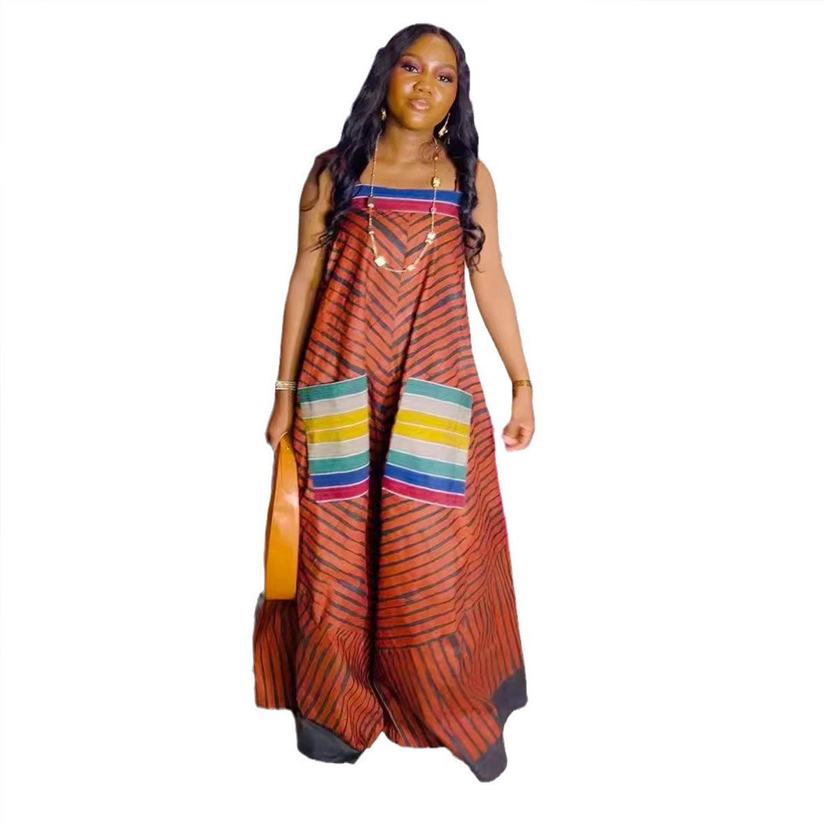 Sexy Print Contrast Color Oversized Wide Sweaters