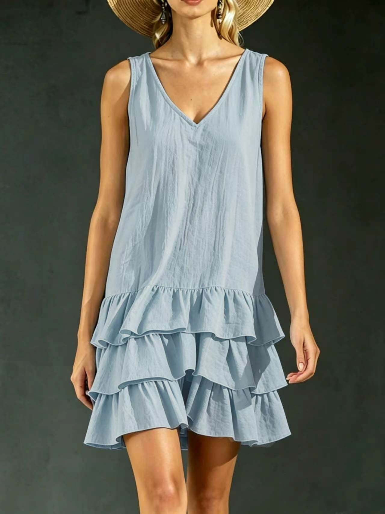 New Women's Summer Fashion Stitching Sleeveless Vests