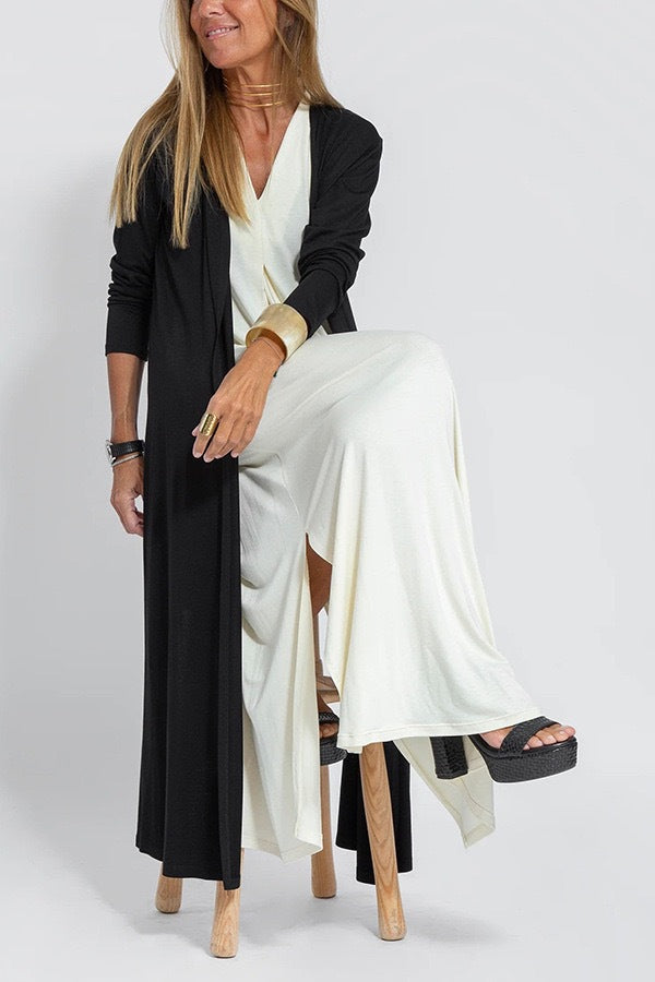 Beautiful Women's Solid Color Pullover Set Dress