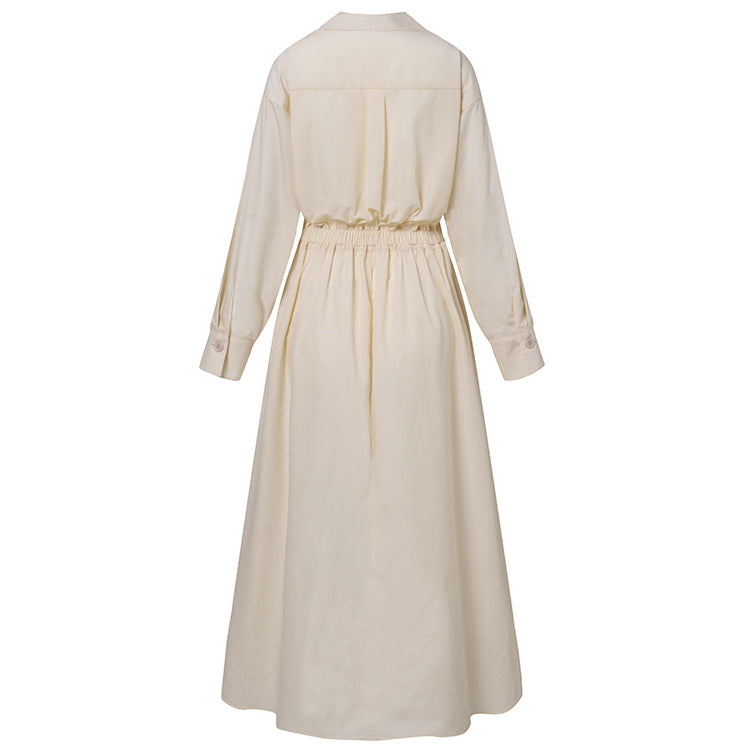 Loose Cotton Linen Elastic High Waist Slimming Elegant College Cardigans