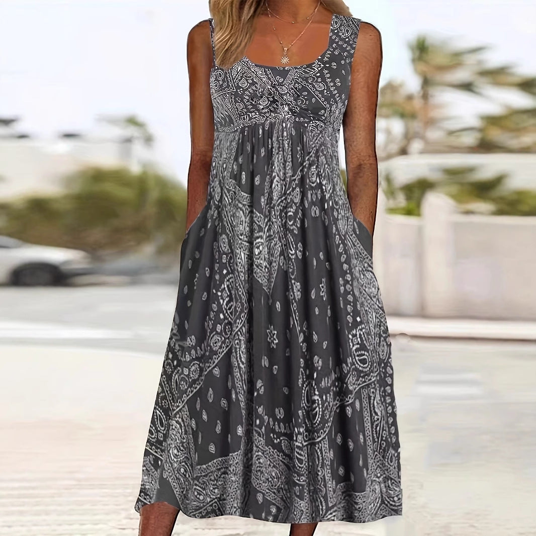 Summer Label Retro Loose Vacation Style Vests