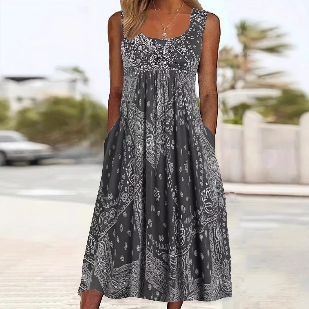 Summer Label Retro Loose Vacation Style Vests