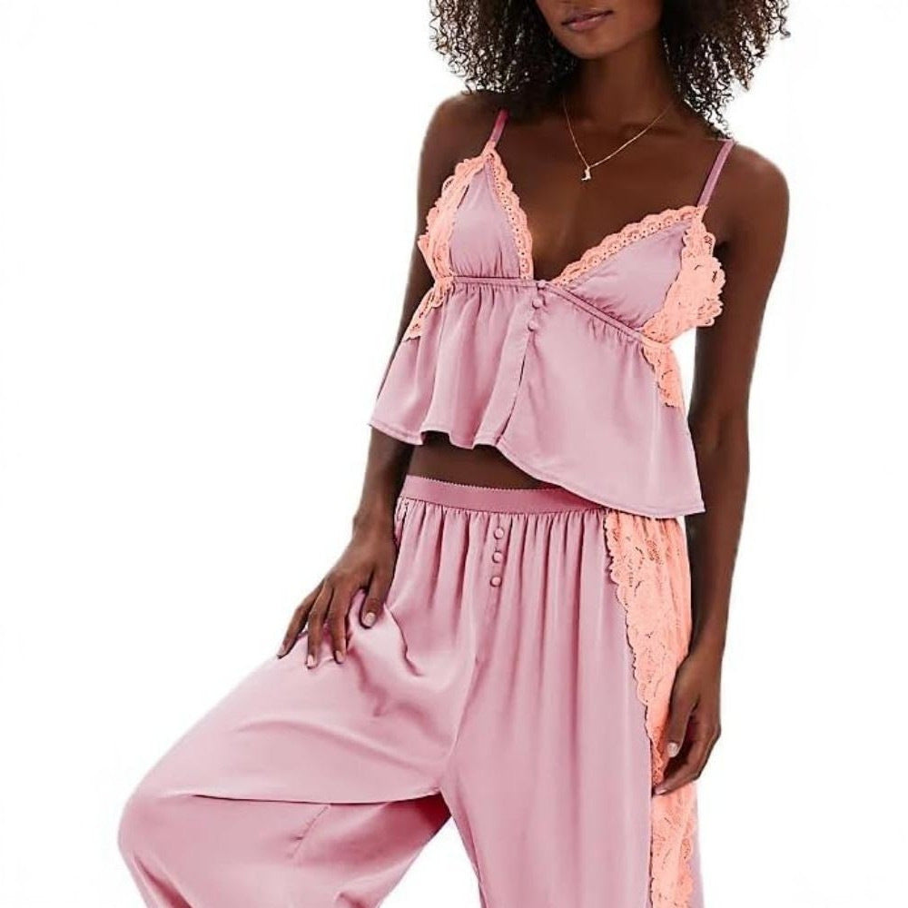 Glamorous Camisole Summer Trousers Home Wear Fashion Casual Suit