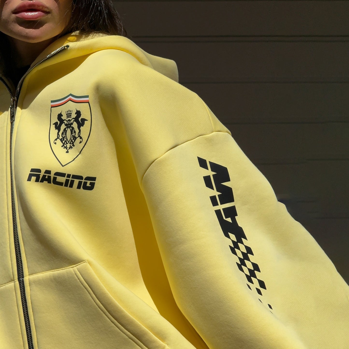 Women's American Printed Hoodie Fashion Street Zipper Sweaters