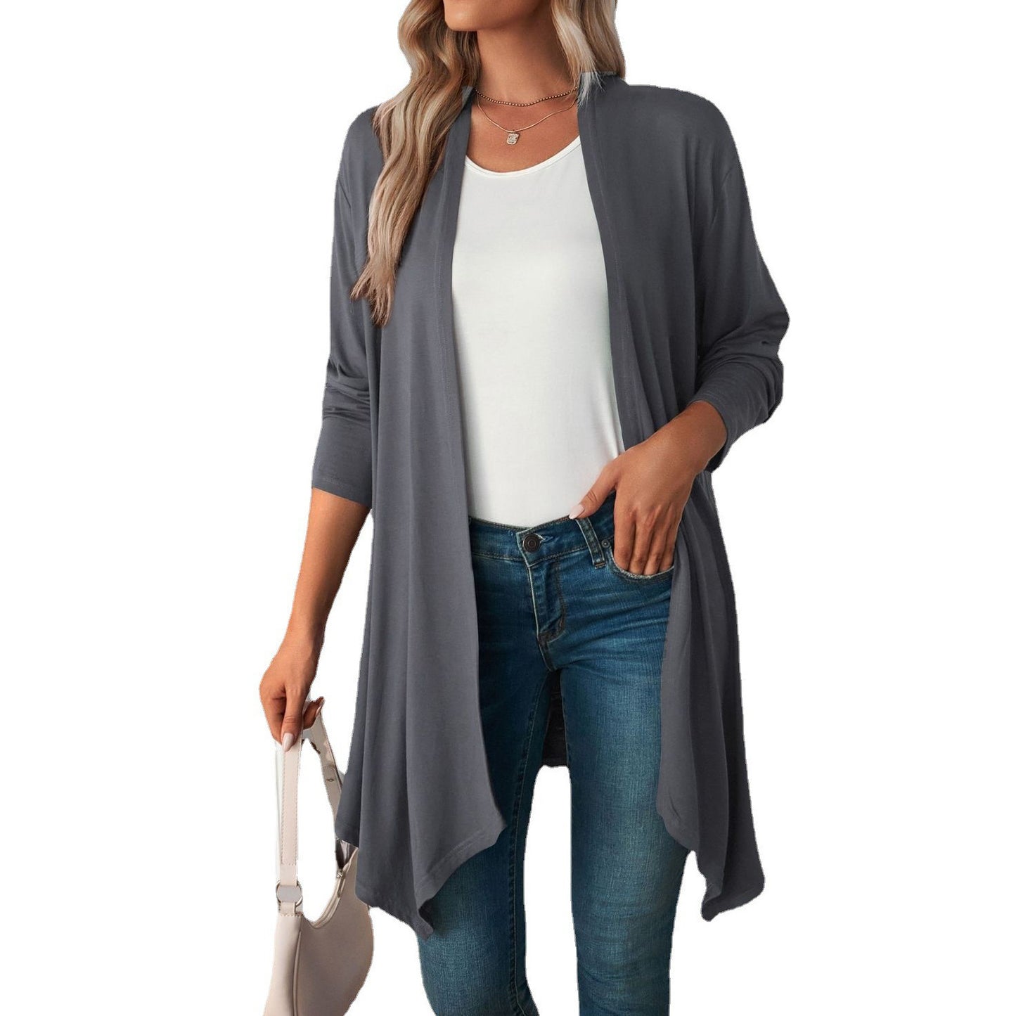 Women's Autumn Solid Color Long Sleeve Casual Women's Sweater