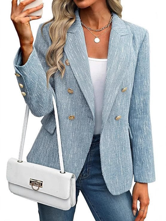 Women's Solid Color Autumn Simple Style Fashion Blazers