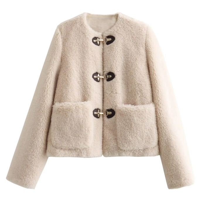 Women's Trendy Elegant Fashionable Thermal Fleece Coats