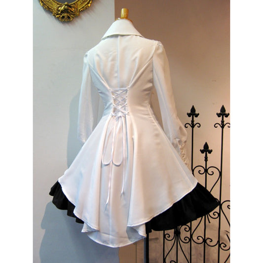 Dress Bow Tie Waist Asymmetric Solid Dresses