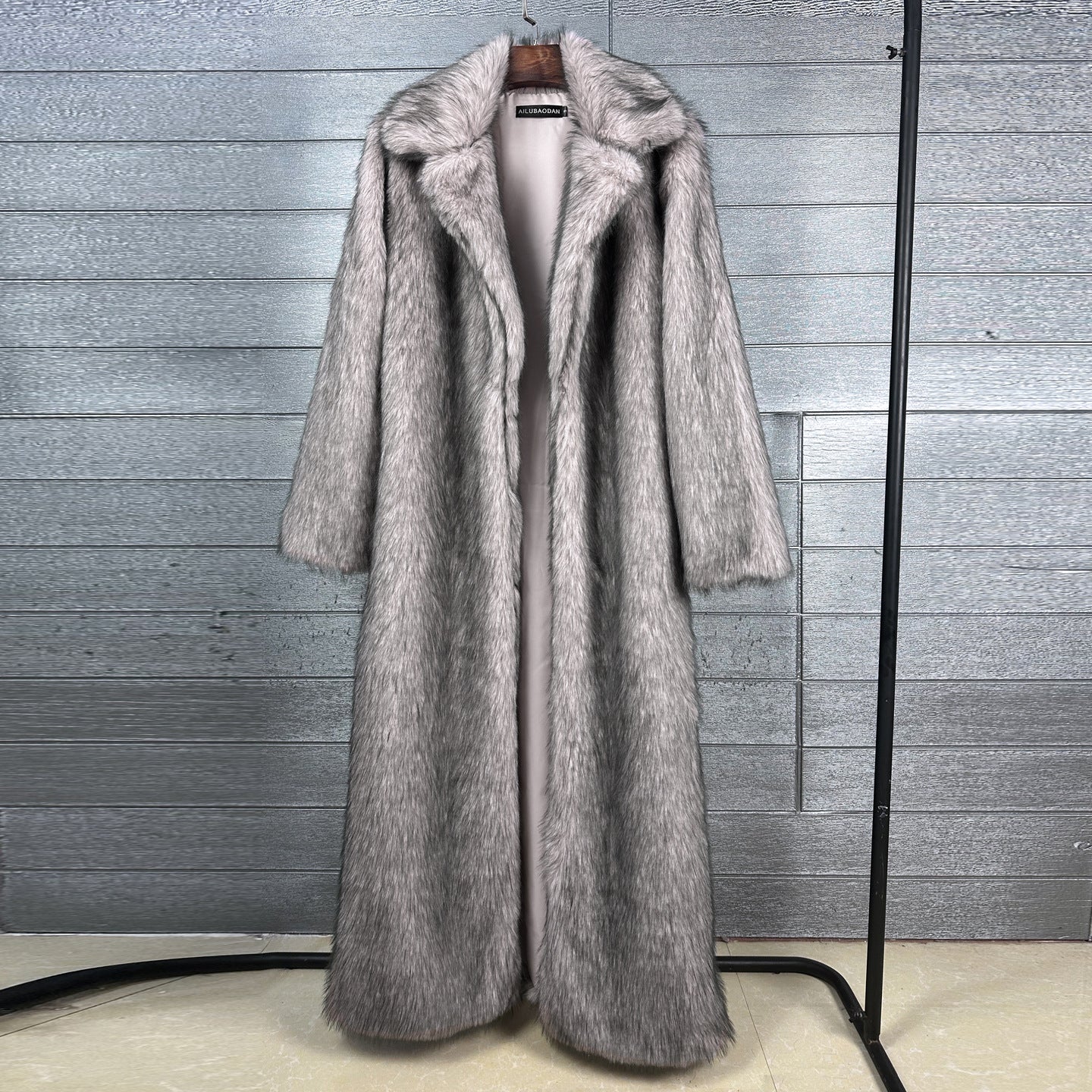 Women's Red Fox Imitation Furry Fur Extended Suits